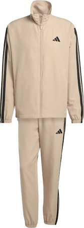 Dres męski adidas Sportswear Basic 3-Stripes Woven beżowy JX3149