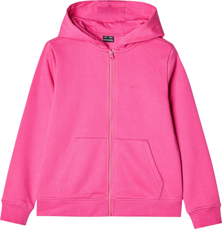 Bluza dla dziewczynki 4F F1315 różowa 4FJWMM00TSWSF1315 55S