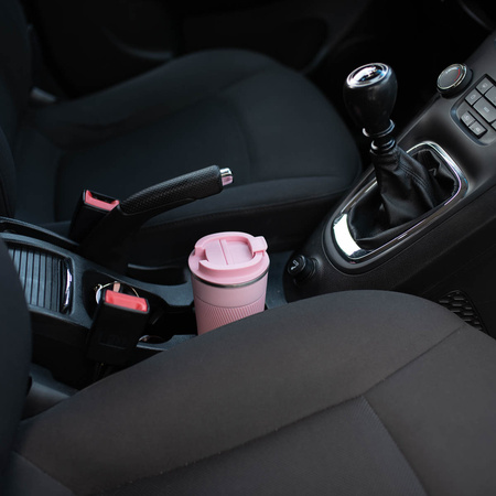 Kubek termiczny turystyczny termos Nils Camp NCC09 różowy 510 ml