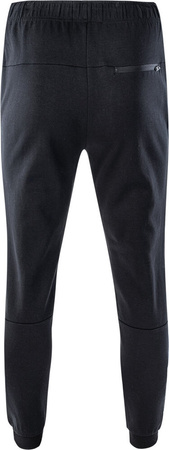 Męskie spodnie treningowe dresowe joggery IQ Vesilles czarne rozmiar S