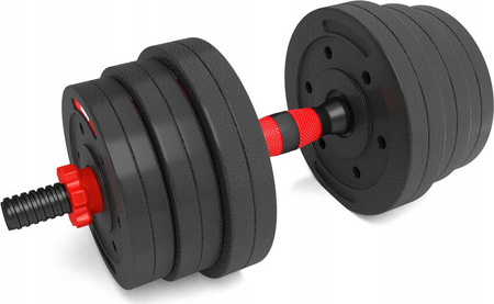 Sztanga gryf z obciążeniem sztangielki / hantle kompozyt HMS SGP40 40 kg