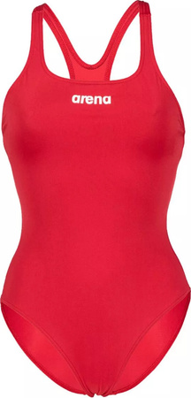 Damski strój kąpielowy Arena WOMEN'S TEAM SWIMSUIT SWIM PRO SOLID red-white rozmiar 38