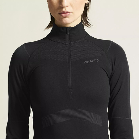 Damska bielizna bluza koszulka termoaktywna Craft Active Intensity Zip rozmiar S