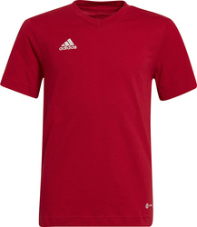 Koszulka dla dzieci adidas Entrada 22 Tee czerwona HC0446