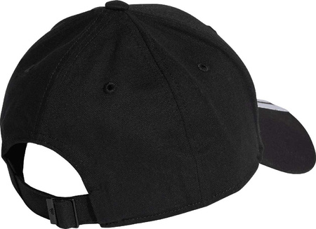 Czapka z daszkiem adidas Baseball 3-Stripes Cotton Twill Baseball czarna IB3242
