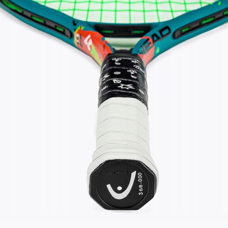 Rakieta do tenisa ziemnego Head Novak 21 Jr cv3 3/4 zielono-pomarańczowa 233122-SC06-11-CN