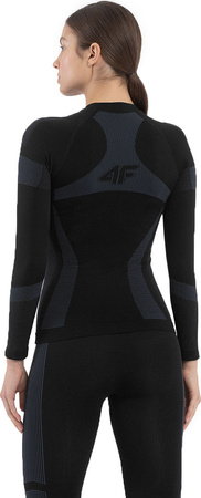 Bluza termoaktywna damska 4F F113 czarna 4FAW23USEAF113 20S