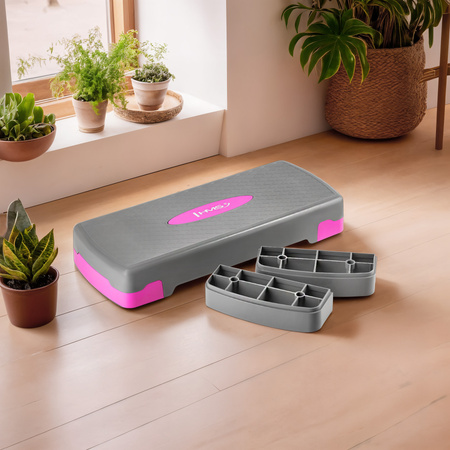 Step do aerobiku HMS as003 gray/pink