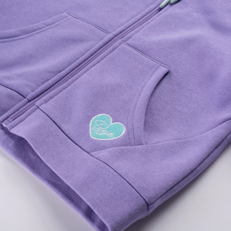 Dziecięca bluza z kapturem rozpinana bawełniana Bejo Amala Kdg rozmiar 128