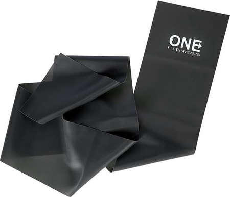 Guma taśma oporowa do ćwiczeń One Fitness GT10 czarna