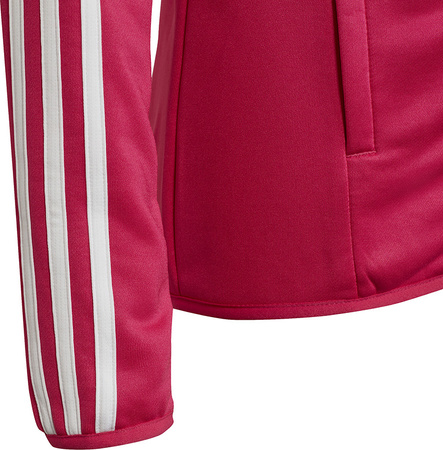Bluza dla dzieci adidas Designed 2 Move 3-Stripes Hoodie Full Zip różowa HM4485