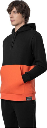 Bluza męska 4F czarno-pomarańczowa H4Z22 BLM027 20S