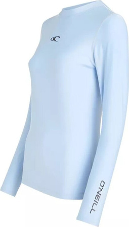 Damska koszulka uv O'neill ESSENTIALS BIDART SKIN L/SLV melody blue rozmiar L