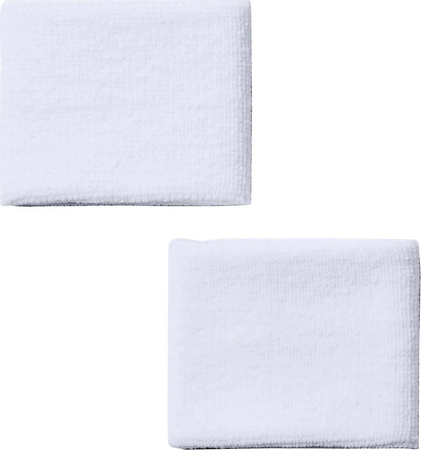 Frotki na rękę Under Armour Performance Wristbands białe 1276991 100