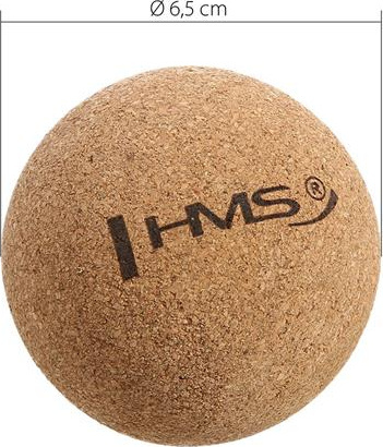 Piłka do masażu HMS blw01 cork pojedyńcza
