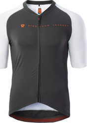 Koszulka rowerowa męska Radvik Echo Gts szaro-biała rozmiar XXL