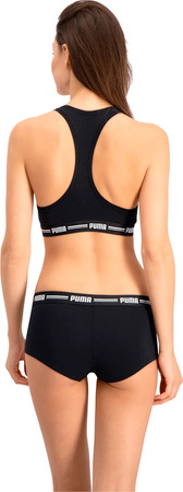 Stanik sportowy damski Puma Racer Back Top 1P Hang czarny 907862 04