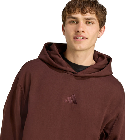 Bluza męska adidas All Szn Fleece brązowa JX5090