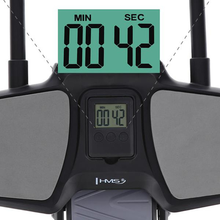 Automatyczne koło do ćwiczeń mięśni brzucha z podparciem kółko ABS KA10 czarne