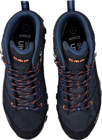Buty trekkingowe turystyczne wodoodporne męskie CMP Rigel Mid granatowo-czarne 3Q1294727NM