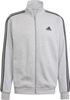 Dres męski adidas Basic 3-Stripes Fleece szaro-czarny IA3073
