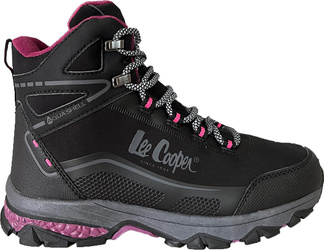 Buty trekkingowe turystyczne damskie Lee Cooper czarno-różowe LCJ-23-01-2020LA