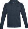 Bluza męska Under Armour Rival Fleece FZ Hoodie granatowa 1357111 408