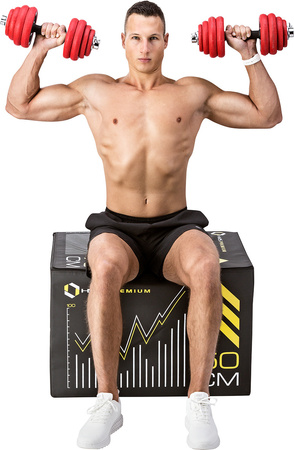 Sztangielki/sztanga gumowane HMS SGGX30 30 KG