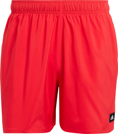 Spodenki kąpielowe męskie adidas Solid CLX Short-Length czerwone JC9919