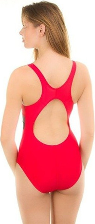 Kostium Pływacki Aqua-Speed Monica czerwono-czarno-szary