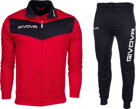 Dres Givova Tuta Visa czerwono-granatowy TR018 1204