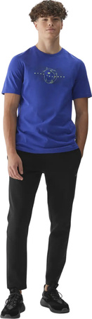 Koszulka męska 4F M2964 niebieska 4FWAW25TTSHM2964 33S