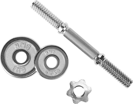 Sztangielki w walizce chrome HMS STC15 2x7.5 KG