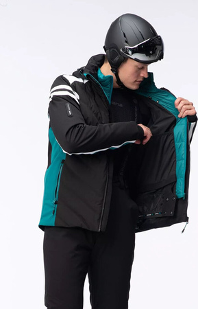 Męska kurtka ocieplana narciarska membrana 10000mm guana Bergho rozmiar XXL