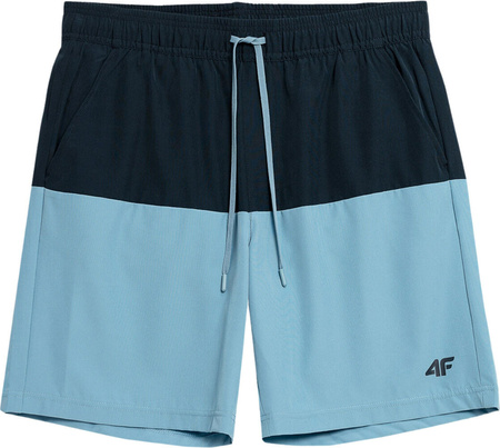 Spodenki kąpielowe męskie 4F M025 granatowo-niebieskie 4FSS23UBDSM025 33S