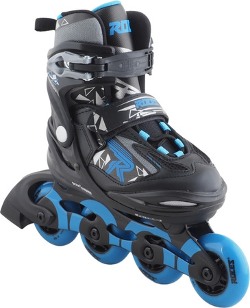 Łyżworolki Roces Moody Boy Tif czarno-niebieskie 400855 01