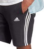 Spodenki męskie adidas Essentials Fleece 3-Stripes czarne IB4026