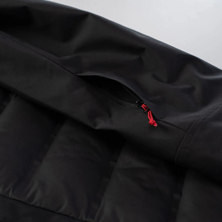 Męska kurtka puchowa z kapturem ocieplana narciarska pikowana Hi-tec Helten rozmiar XXL