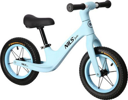 Rowerek biegowy dziecięcy Nils Fun RB100 lekki niebieski