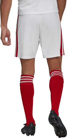 Spodenki treningowe krótkie męskie adidas Squadra 21 Shorts biało-czerwone adidas GN5770