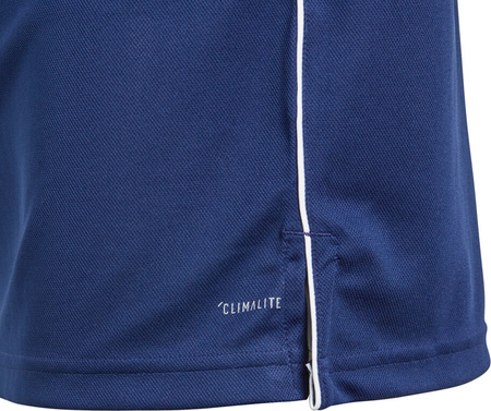 Koszulka dla dzieci adidas Core 18 Polo JUNIOR granatowy CV3680