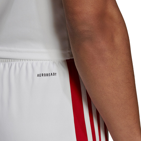 Spodenki treningowe krótkie męskie adidas Squadra 21 Shorts biało-czerwone adidas GN5770