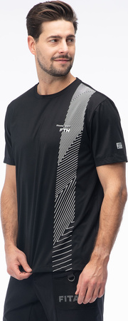Męska Koszulka Z Krótkim Rękawem Igli blackout - a rozmiar M