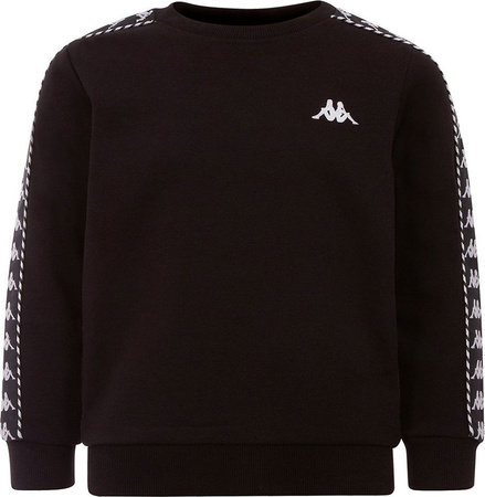 Bluza dla dzieci Kappa Ildan czarna 309004J 19-4006