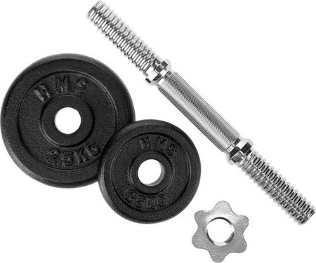 Hantle sztangielki w walizce HMS ST20 2x10 KG czarne