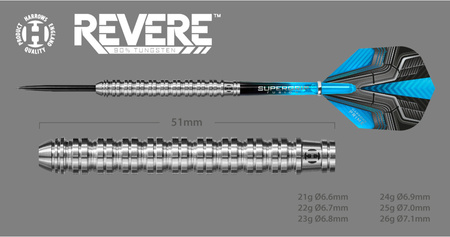 Rzutki Harrows Revere 90% Steeltip