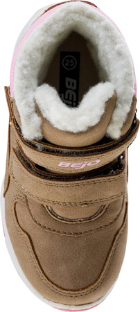 Dziecięce buty kozaki ocieplane zimowe na rzep Bejo Eladio rozmiar 24