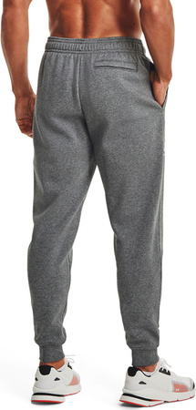 Spodnie męskie Under Armour Rival Fleece 3Logo Jogger ciemnoszare 1357131 012