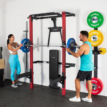 Klatka treningowa składana red HMS klt22 wielofunkcyjna