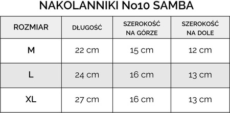 Nakolanniki NO10 Samba black 56104